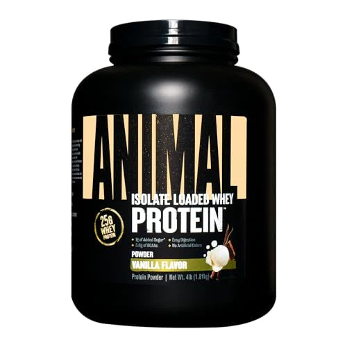 Vanilla Whey Isolate Protein Powder 4 Pound E8954