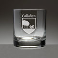 Set of 4 Etched Tumbler Glasses Q92937