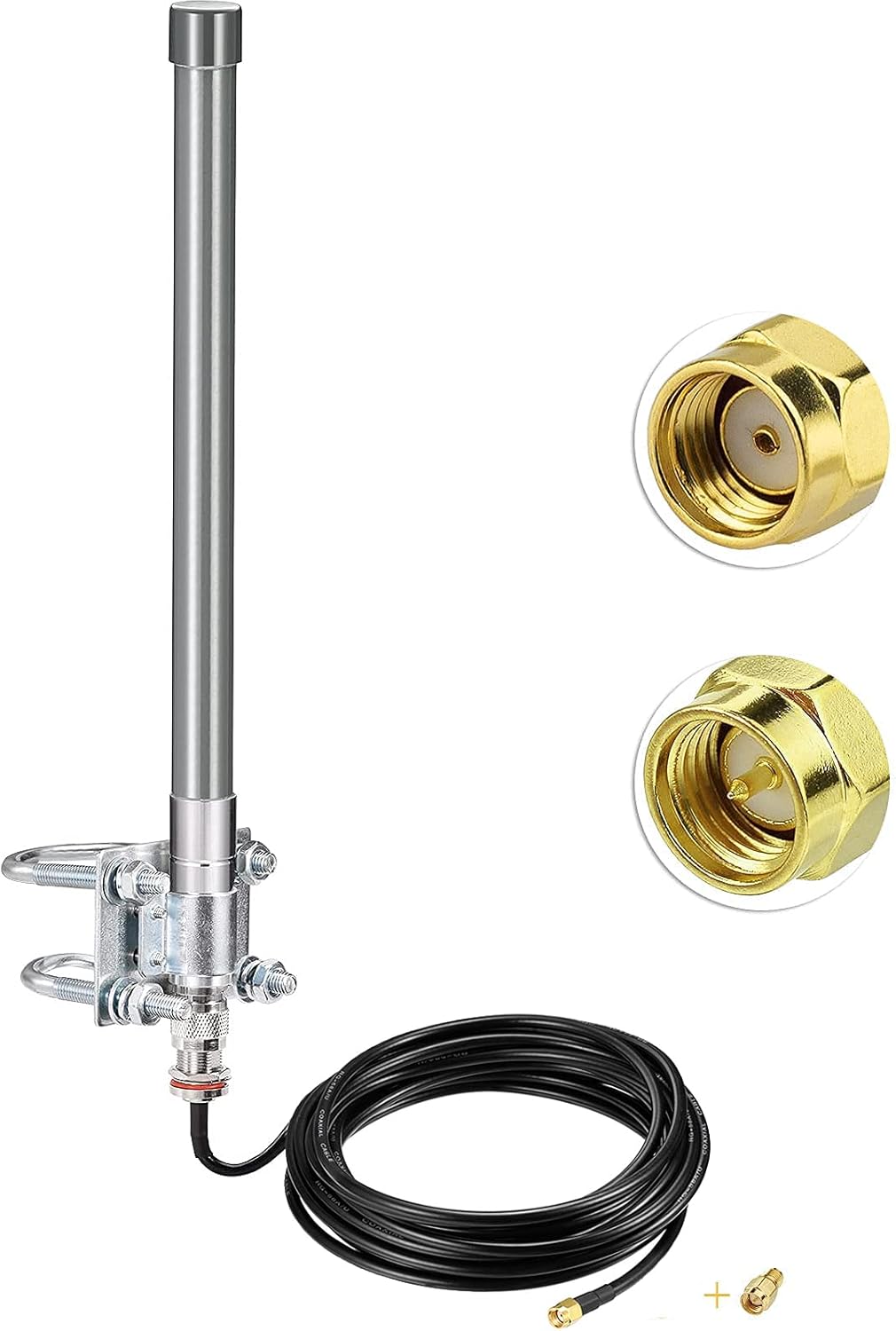31.5inch 5.8 dBi 915MHz Antenna with 10ft Low Loss Cable E3765