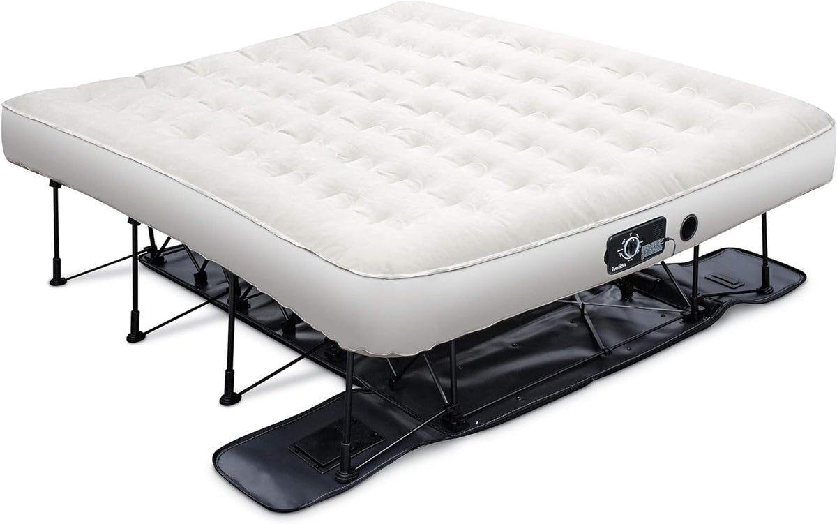 Queen Air Mattress with Frame & Rolling Case P97824