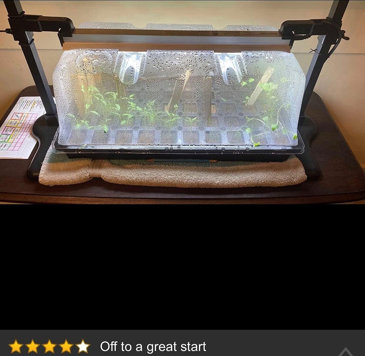 18" LED Grow Light Greenhouse Kit V1134