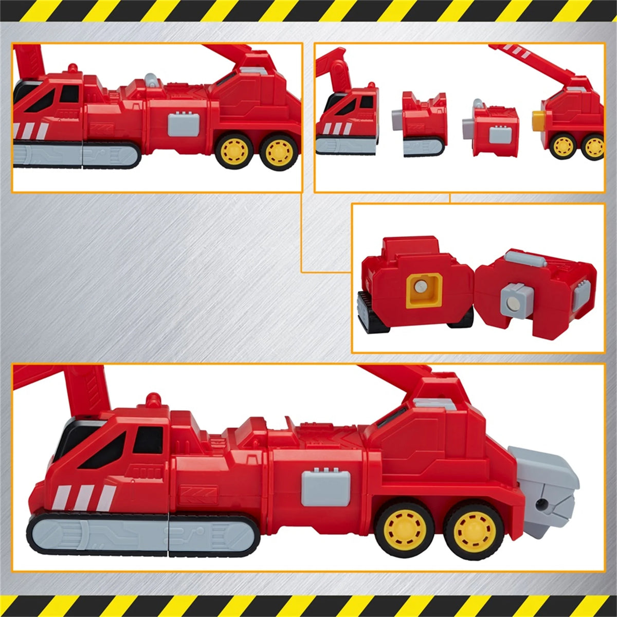5-in-1 Construction Vehicles Transform Robot Kids Toys E707555