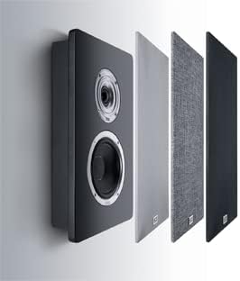 White 2-Way Wall Speaker Pair with Metal Wall Bracket F227