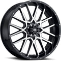 Hurricane Black/Machined 20x6.5 4/137 4 + 2.5 (+10mm) A352279