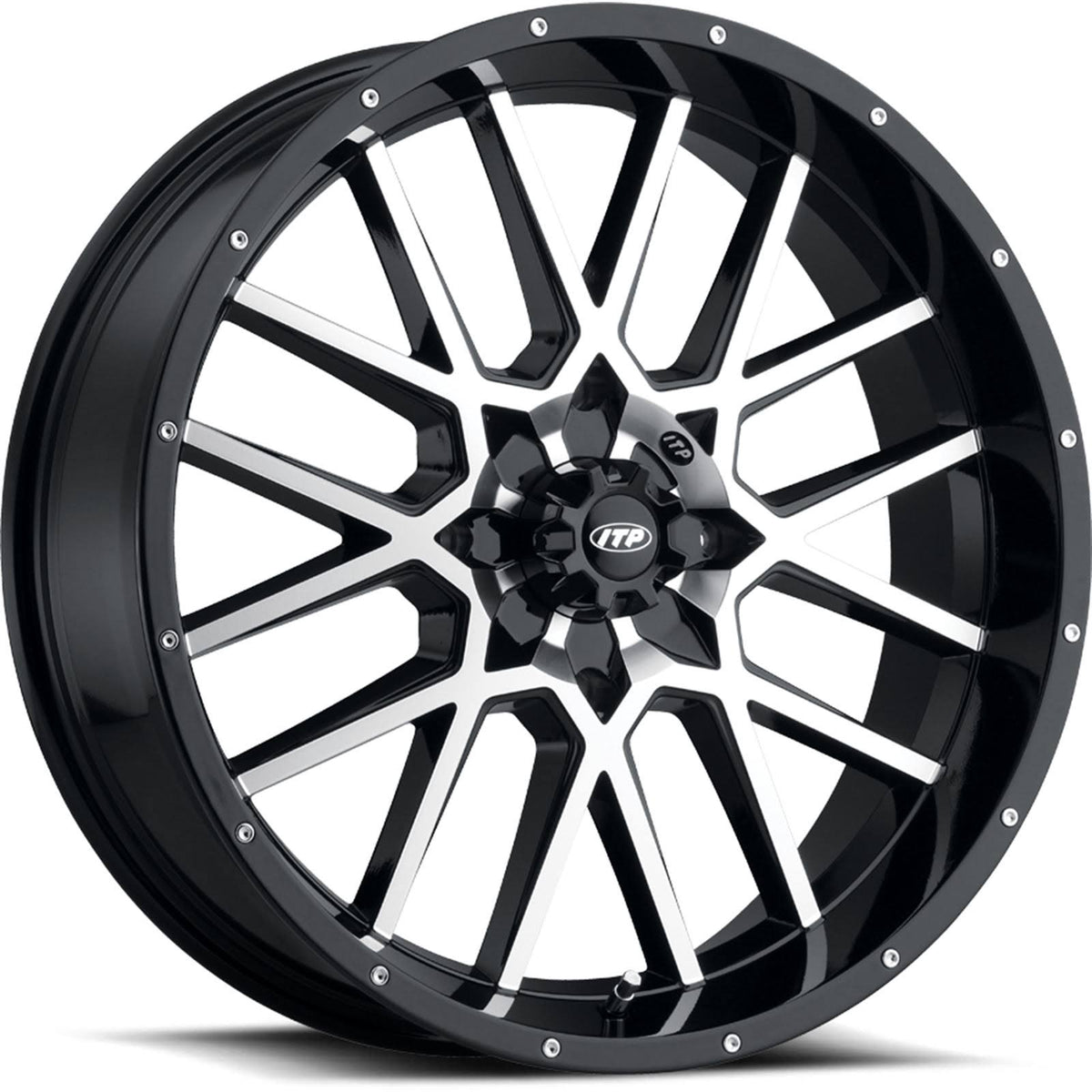 Hurricane Black/Machined 20x6.5 4/137 4 + 2.5 (+10mm) A352279