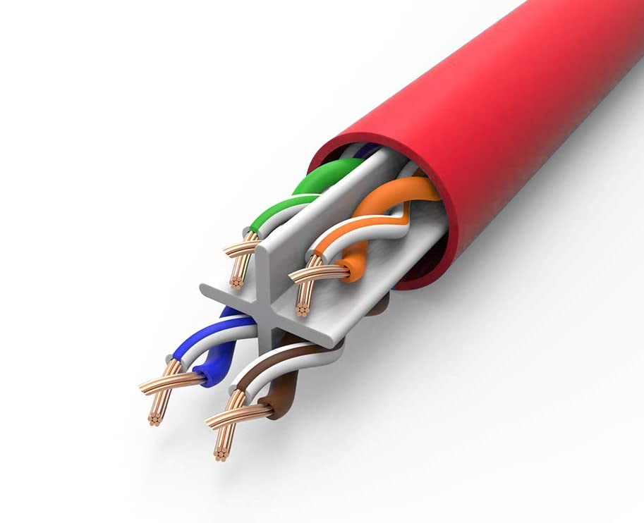 Bulk Ethernet Cable, 250ft, 23AWG, Solid Bare Copper, Blue, Pack of 2 H219847