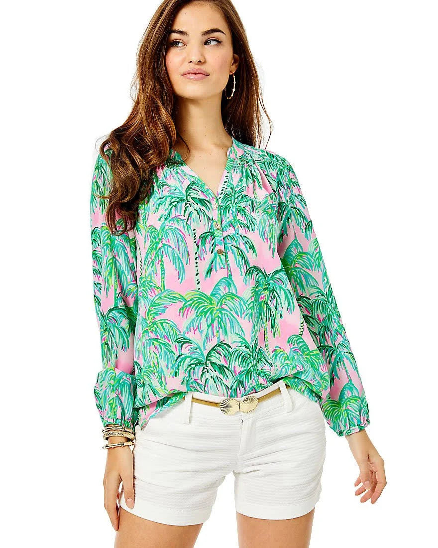 Pink Blossom Elsa Top B265573