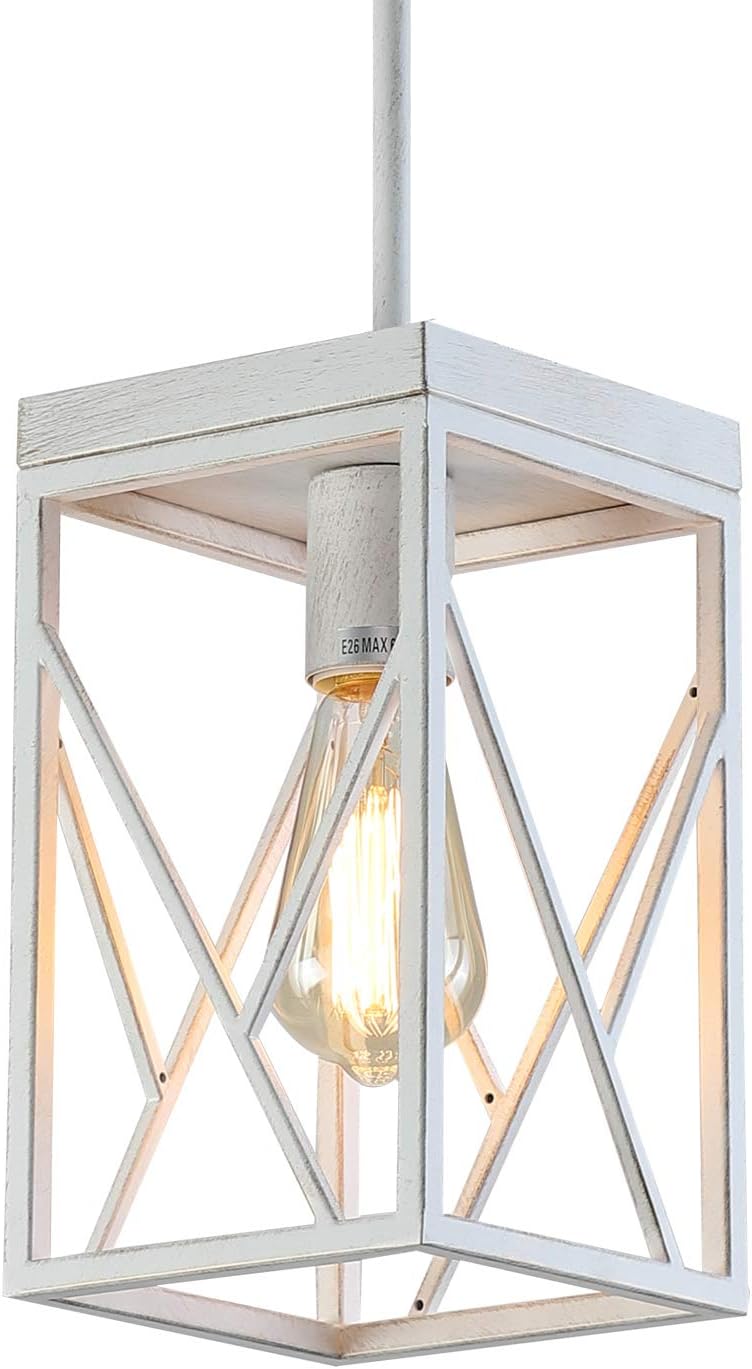 Black Metal Cage Pendant Light L3703