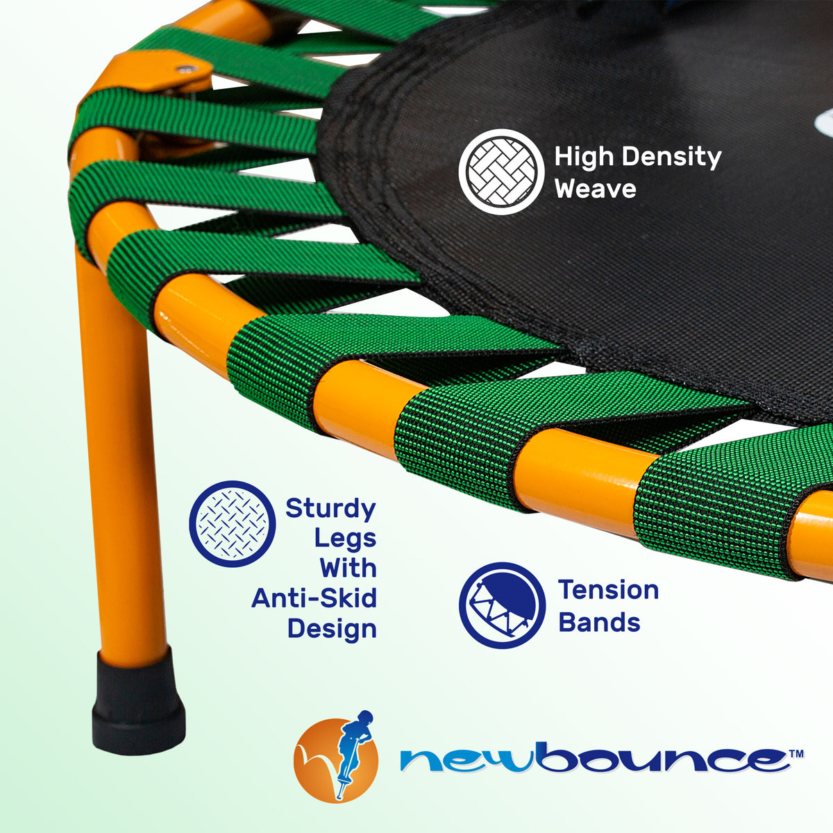 Foldable Mini Trampoline with Handlebar Z806